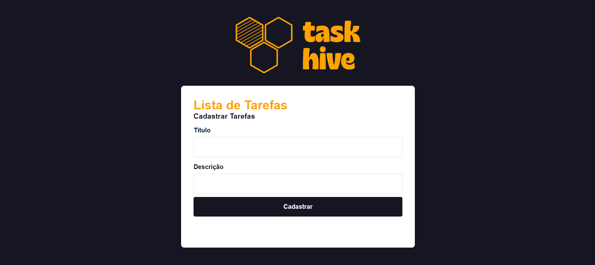 Projeto de Website TaskHive